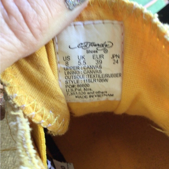 Ed Hardy cheetah graphic sneakers Size 8 - Picture 10 of 13